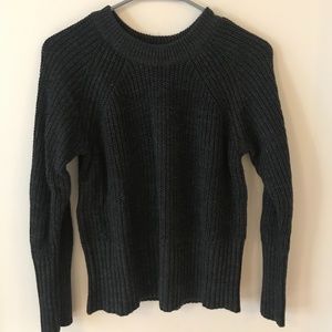 Universal Thread Black Dark Grey Knit Sweater XS